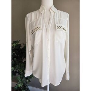 Express Top Sz L Cream